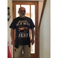 Mens Short Sleeve Graphic T-Shirt: Never Underestimate An Old Man With A Jeep | Off-Road & Lifestyle Enthusiast Tee