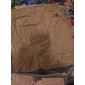 Per uomo Pantaloncini modello cargo Bermuda Maglia da escursione Coulisse sulle gambe Multi tasca 6 Tasche Liscio Comfort Lunghezza del ginocchio Giornaliero Sport Streetwear Moda Verde militare Nero