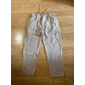 Herren Leinenhosen Hose Strandhose Kordelzug Tasche Elastischer Bund Einfach Komfort Atmungsaktiv Täglich Stilvoll HipHop Hellkaki Schwarz Mikroelastisch
