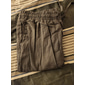 Herren Leinenhosen Hose Strandhose Kordelzug Tasche Elastischer Bund Einfach Komfort Atmungsaktiv Täglich Stilvoll HipHop Hellkaki Schwarz Mikroelastisch