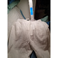 Herren Leinenhosen Hose Strandhose Kordelzug Tasche Elastischer Bund Einfach Komfort Atmungsaktiv Täglich Stilvoll HipHop Hellkaki Schwarz Mikroelastisch