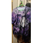 Chemise graphique de lune spooky unisexe pour homme t-shirt à manches courtes t-shirt à imprimé 3D t-shirt col rond vêtements de designer décontracté grandes tailles quotidien vacances violet jaune
