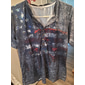 4 juillet 2026 250e Memorial Day T-shirt à manches courtes Henley pour hommes graphique en impression 3D Drapeau américain Drapeau national Outdoor Daily Sports Street