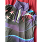 Homme Chemise de golf Polo drapeau américain Occasionnel Quotidien Col Rabattu Zip quart Manche Courte Mode Occasionnel Drapeau Fermeture éclair Quart de zip Printemps & Été Coupe régulière bleu