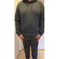 Hombre Tracksuit Sudadera Correa 2 Piezas Color sólido Conjunto de ropa Trajes de Yoga Verano Primavera Otoño Gris oscuro Negro Algodón Entrenamiento de gimnasio Entrenamiento activo Correr Mantiene