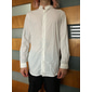 Homme Chemise Chemise à col officier Chemisette Chemise d'été Tenues de plage Chemise décontractée Chemise boutonnée Couleur unie Vacances Curise Noir Blanche Rose Claire Bleu manche longue Col