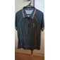 Herr POLO Shirt Quarter Zip Polo Gata Ledigt Nedvikt Fjärdedels blixtlås Kortärmad Mode Ledigt Bokstav Dragkedja Fjärdedels blixtlås Vår & sommar Normal Svart Armégrön Blå Grå POLO Shirt