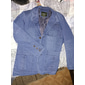 Chaqueta vaquera para hombre, blazer, chaqueta deportiva, atuendo informal de cóctel, bolsillo, otoño invierno, mezclilla, clásico contemporáneo&Chaqueta vaquera azul claro azul marino regular