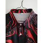 Homme Chemise Chemise Boutonnée manche longue Mode Designer Occasionnel Quotidien Fête Sortir Printemps & Été Col Rabattu Impression 3D Boutonné Noir / Rouge Noir / Gris Jaune Bleu Vert