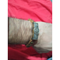 Homens mulheres 4pçs Abotoaduras Pulseiras com Miçangas Pulseiras de couro Presente Diário Retro Moda Europeu Marron
