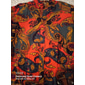 Per uomo Paisley Tribale Camicia Manica Lunga Vintage Moda Cool Streetwear Quotidiano Ferie Primavera & Autunno Colletto Giallo Verde militare Rosso Verde
