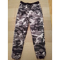 Herr Joggingbyxor Joggare Långbyxor Byxor Camo byxor Elastisk midja Jacquard Kamuflasje Utomhus Fullängd Ledigt Dagligen Bomull Streetwear Kamouflage Blå Gul kamouflage Microelastisk