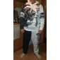Hombre Graphic León Estampado animal 2 piezas Conjuntos de sudaderas 3D Chándal Sudaderas Manga Larga Pantalones largos Con Capucha Ropa de calle Ropa deportiva Básico Deporte Casual Deportes