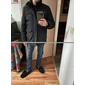 vandring fleecejacka herr vinterjacka tjock varm huva parka militär vindjacka utomhus avtagbar keps svart trenchcoat ytterkläder jakt skidor snowboard camping grottgrön armégrön khakiblå