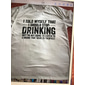T-shirt drôle pour homme  je n'écouterai pas un ivre qui parle tout seul. T-shirt graphique humoristique à manches courtes sur l'alcool