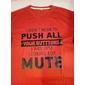 Men's Funny Graphic T-Shirt 'I Didn't Mean To Push All Your Buttons Mute' Wordplay Short Sleeve Humor Tee