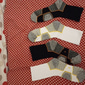 Homme 6 paires Chaussettes Bonneterie Blanc + Noir Gris clair + gris foncé Couleur Coton Hiver Automne