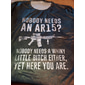 T-shirt graphique pour homme AR15  Déclaration sarcastique pro-droit aux armes à manches courtes