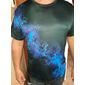 Herren Unisex Grafikdrucke Flamme Hemd T Shirt T-Shirt Kurzarm T-Shirt 3D-Druck Rundhalsausschnitt Hemd Designer Lässig Große Größen Täglich Ferien Blau Gelb Rote Sommer Bekleidung S M L XL XXL 3XL