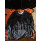 Herr Grafiska tryck Spiralränder T-shirt Långärmad T-shirt 3D-tryck Rund hals Skjorta Designer Ledigt Stor och hög Dagligen Helgdag A B C Vår & Höst Kläder S M L XL XXL 3XL 4XL