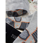 Homme 6 paires Chaussettes Bonneterie Blanc + Noir Gris clair + gris foncé Couleur Coton Hiver Automne