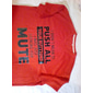 Men's Funny Graphic T-Shirt 'I Didn't Mean To Push All Your Buttons Mute' Wordplay Short Sleeve Humor Tee