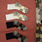 Homme 6 paires Chaussettes Bonneterie Blanc + Noir Gris clair + gris foncé Couleur Coton Hiver Automne