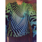 Bărbați 3D Print Imprimeu Grafic Tricou Manșon Lung Tricou Tipărire 3D Stil Nautic Cămașă Sport Designer De Bază Zilnic În aer liber Stradă Albastru piscină A B Primăvara & toamnă Îmbrăcăminte S M L