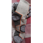 Herren 6 Paare Socken Socken Stricken Strumpfwaren Weiß+Schwarz Hellgrau + dunkelgrau Farbe Baumwolle Winter Herbst