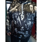 Hombre Sudadera Sudaderas Azul Piscina En blanco y negro 1 2 3 Diseñador S M L XL 2XL 3XL