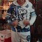 Hombre Graphic León Estampado animal 2 piezas Conjuntos de sudaderas 3D Chándal Sudaderas Manga Larga Pantalones largos Con Capucha Ropa de calle Ropa deportiva Básico Deporte Casual Deportes