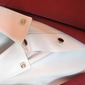 Herren Oberhemd Hemd Stretch Solide / einfarbig Hochzeit Arbeit Schwarz Weiß Rosa Marineblau Langarm Umlegekragen Frühling & Herbst Bekleidung Sexy