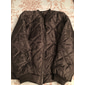 chaqueta acolchada de bombardero para hombre chaqueta acolchada con diamantes invierno al aire libre vuelo universitario grueso a prueba de viento gabardina cálida costuras acolchadas superiores abrigo de algodón con cremallera completa camping senderismo
