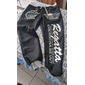 Herren Jogginghose Trainingshose Jogginghose Jogger Hose Hosen Elastische Taille Buchstabe Grafik-Drucke Sports Outdoor Freizeitskleidung Brautkleider schlicht HipHop Grau Blau Schwarz Blau Hoher