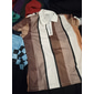 Homme Tee Shirt Golf Polo Casual Quarter Zip Manche Courte Mode Décontractées Rayé Zippé Eté Printemps Standard Noir Blanche Jaune Rose Claire Bleu Roi Bleu Tee Shirt Golf