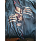 Maglietta uomo unisex con stampa teschio maglietta divertente maniche corte T shirt 3D stampa girocollo shirt designer casual grande e tall quotidiano vacanza nera blu verde estate