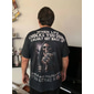 Herr Dödskalle Grafiska tryck T-shirt Grafiska utslagsplatser Roliga T-shirts nödställd t-shirt Kortärmad T-shirt 3D-tryck Rund hals Skjorta Vintage Sport Designer Utomhus Gata Dagligen Svart Sommar