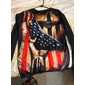 4 iulie 2026 250 de ani de Ziua Memorială Tricou cu gât rotund cu mâneci lungi pentru bărbați Patriot patriotic grafic imprimeu 3D Steag American Steag Național Veteran