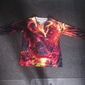 Herr Grafiska tryck Fågel Fenix T-shirt Långärmad T-shirt 3D-tryck Rund hals Skjorta Designer Ledigt Stor och hög Dagligen Helgdag Vit Ljusgrön Rubinrött Vår & Höst Kläder S M L XL XXL 3XL 4XL