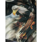 4 iulie 2026 250 de ani de Ziua Memorială Tricou cu gât rotund cu mâneci lungi pentru bărbați Patriot patriotic grafic imprimeu 3D Steag American Steag Național Veteran