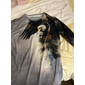 4 iulie 2026 250 de ani de Ziua Memorială Tricou cu gât rotund cu mâneci lungi pentru bărbați Patriot patriotic grafic imprimeu 3D Steag American Steag Național Veteran