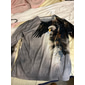 4 iulie 2026 250 de ani de Ziua Memorială Tricou cu gât rotund cu mâneci lungi pentru bărbați Patriot patriotic grafic imprimeu 3D Steag American Steag Național Veteran