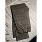 Homme Pantalon en molleton Pantalons d'hiver Pantalon Chino Pantalon habillé à carreaux Poche Taille elastique Plaid Confort Respirable du quotidien Vacances Sortie Vêtement de rue Style classique