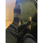 Homme 6 paires Chaussettes Bonneterie Blanc + Noir Gris clair + gris foncé Couleur Coton Hiver Automne