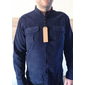 Per uomo Camicia casual Giacca camicia Sopracamicia Tinta unita All'aperto Streetwear Rosso Blu marino Blu Marrone Manica Lunga Collo ripiegato Estate Primavera Abbigliamento Bottonato