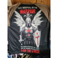 Camiseta gráfica de fe para hombres caballero guerrero 'El diablo me vio hasta que dije AMEN' camiseta motivacional de manga corta
