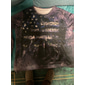 4 iulie 2026 250 de ani de Ziua Memorială Tricou cu gât rotund cu mâneci lungi pentru bărbați Patriot patriotic grafic imprimeu 3D Steag American Steag Național Veteran