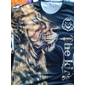 Herr Unisex Tiger Grafiska tryck T-shirt Kortärmad T-shirt 3D-tryck Rund hals Skjorta Sport Ledigt Stor och hög Utomhus Gata Dagligen Svartvit Silver+gyllen Guld + svart Sommar Kläder S M L XL XXL