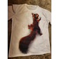 Homme Graphique Animal Ecureuil T-shirt T-Shirts Drôles Manche Courte T-shirt Impression 3D Col rond Chemise Streetwear Exagéré Designer Quotidien Fête Mer bleue Blanche Jaune Vêtement Tenue S M L XL