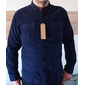 Per uomo Camicia casual Giacca camicia Sopracamicia Tinta unita All'aperto Streetwear Rosso Blu marino Blu Marrone Manica Lunga Collo ripiegato Estate Primavera Abbigliamento Bottonato
